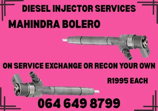 Mahindra Bolero Diesel Injectors For Sale On Exchange Or Recon Your Own 6 Months Warranty Included