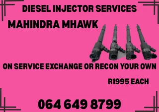 Mahindra Mhawk Diesel Injectors With Washers For Sale On Exchange 6 Months Warranty Included