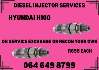 We Can Recon Your Hyundai H100 Diesel Injectors 6 Months Warranty Included