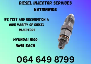 WE CAN RECON YOUR HYUNDAI H100 DIESEL INJECTORS 6 MONTHS WARRANTY INCLUDED