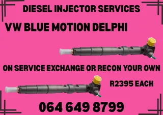 We Can Recon Your Vw Blue Motion Delphi Diesel Injectors Washers And Warranty Included