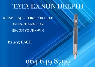 TATA XENON DELPHI DIESEL INJECTORS FOR SALE ON EXCHANGE OR RECON YOUR OWN WARRANTY INCLUDED