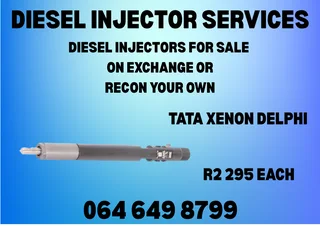 TATA XENON DELPHI DIESEL INJECTORS FOR SALE ON EXCHANGE OR RECON YOUR OWN WARRANTY INCLUDED