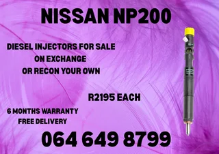 Nissan Np200 Diesel Injectors For Sale Or Recon Your Own
