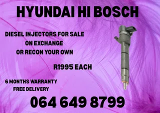 Hyundai H1 Bosch Diesel Injectors For Sale Or Recon Your Own Washers And Warranty Included