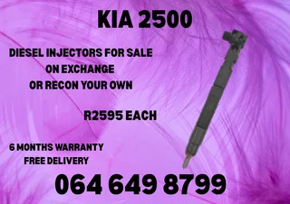 Kia 2500 Diesel Injectors For Sale Copper Washers And 6 Months Warranty Included