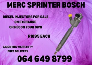Merc Sprinter Bosch Diesel Injectors For Sale On Exchange