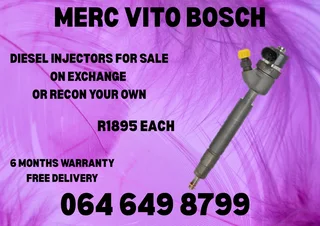 Merc Vito Bosch Diesel Injectors For Sale On Exchange Copper Washers Included
