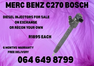 Merc Benz C270 Bosch Diesel Injectors For Sale Or Recon Your Own Washers And Warranty Included