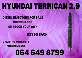 We Can Recon Your Hyundai Terrican 2.9 Diesel Injectors