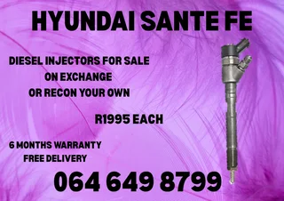 We Can Recon Your Hyundai Sante Fe Diesel Injectors With Copper Washers Included