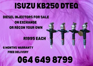 Isuzu Kb250 Dteq Diesel Injectors For Sale On Exchange Or Recon Your Own