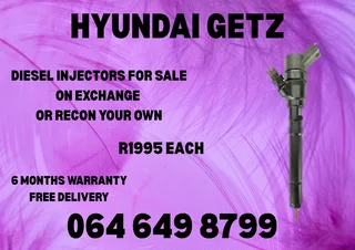 Hyundai Getz Diesel Injectors For Sale On Exchange Or Recon Your Own Washers And Warranty Included