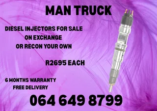 Man Truck Diesel Injectors For Sale On Exchange Copper Washers And Warranty Included