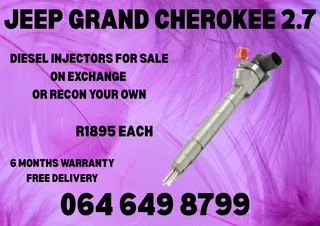 Jeep Grand Cherokee 2.7 Diesel Injectors For Sale Or Recon Your Own Copper Washers Included