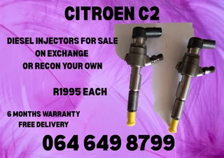 Citroen C2 Diesel Injectors For Sale Or Recon Your Own Washers And Warranty Included