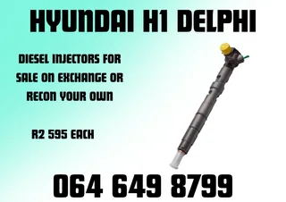 Hyundai H1 Delphi Diesel Injectors For Sale Or Recon Your Own Copper Washers Included