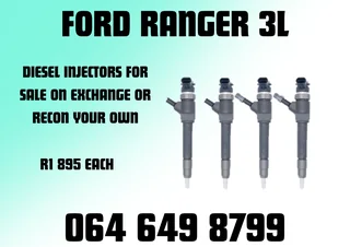 Ford Ranger 3l Diesel Injectors For Sale Or Recon Your Own Washers And Warranty Included