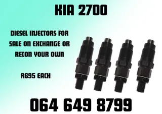 Kia 2700 Diesel Injectors For Sale 6 Months Warranty