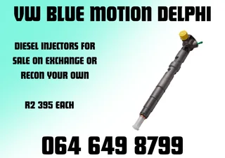 We Can Recon Your Vw Blue Motion Delphi Diesel Injectors Washers And Warranty Included
