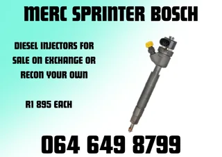 Merc Sprinter Bosch Diesel Injectors For Sale On Exchange Or Recon Your Own
