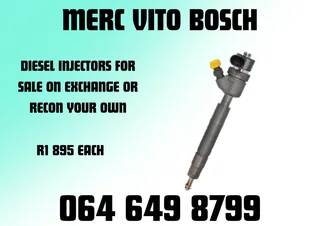 Merc Vito Bosch Diesel Injectors For Sale On Exchange Or Recon Your Own Washers Included