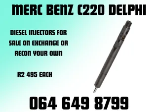 Merc Benz C220 Delphi Diesel Injectors For Sale On Exchange
