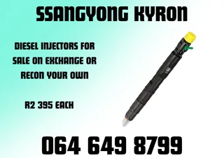 Ssangyong Kyron Diesel Injectors For Sale Copper Washers Included