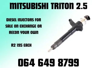 Mitsubishi Triton 2.5 Diesel Injectors With Washers For Sale On Exchange Or Recon Your Own