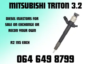 Mitsubishi Triton 3.2 Diesel Injectors With Washers For Sale On Exchange Or Recon Your Own Warranty