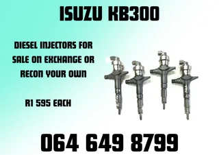Isuzu Kb300 Diesel Injectors With Washers For Sale