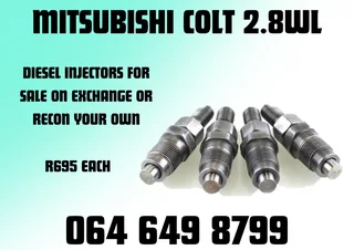 Mitsubishi Colt 2.8wl Diesel Injectors For Sale Or Recon Your Own