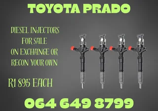 Toyota Prado Diesel Injectors For Sale On Exchange Copper Washers Included