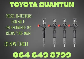 Toyota Quantum Diesel Injectors For Sale On Exchange 6 Months Warranty Included