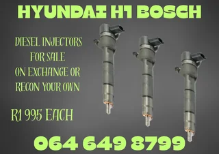 Hyundai H1 Bosch Diesel Injectors For Sale Or Recon Your Own Washers And Warranty Included
