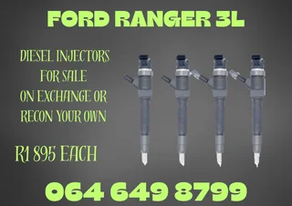 Ford Ranger 3l Diesel Injectors With Washers For Sale On Exchange Or Recon Your Own