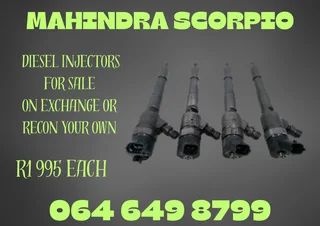 Mahindra Scorpio Diesel Injectors With Washers For Sale 6 Months Warranty Included