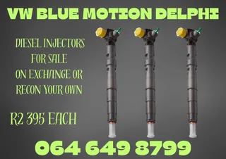 Vw Blue Motion Delphi Diesel Injectors For Sale On Exchange Or Recon Your Own Washers Included
