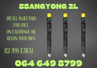 Ssangyong 2l Diesel Injectors For Sale Copper Washers Included