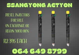 Ssangyong Actyon Diesel Injectors For Sale Copper Washers And Warranty Included