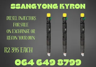 Ssangyong Kyron Diesel Injectors With Washers For Sale On Exchange Or Recon Your Own