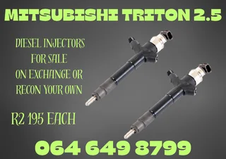 Mitsubishi Trition 2.5 Diesel Injectors For Sale On Exchange Copper Washers Included