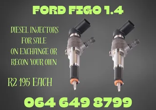 Ford Figo 1.4 Diesel Injectors For Sale On Exchange Washers And Warranty Included