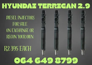 Hyundai Terrican 2.9 Diesel Injectors For Sale Or Recon Your Own