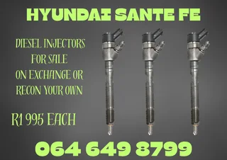 Hyundai Sante Fe Diesel Injectors For Sale Or Recon Your Own Copper Washers Included