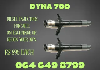 Dyna 700 Diesel Injectors With Washers For Sale On Exchange Or Recon Your Own Warranty Included