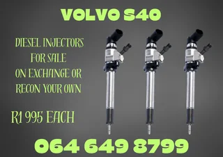 Volvo S40 Diesel Injectors With Washers For Sale Or Recon Your Own Warranty Included