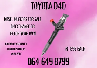 Toyota D4d Diesel Injectors For Sale On Exchange Or Recon Your Own