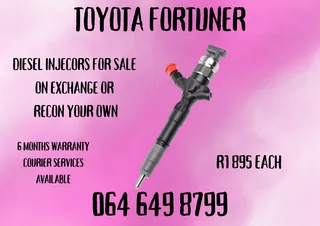 Toyota Fortuner Diesel Injectors For Sale On Exchange Or Recon Your Own Washers And Warranty Incl
