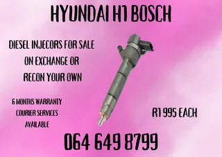 Hyundai H1 Bosch Diesel Injectors For Sale Or Recon Your Own Washers And Warranty Included